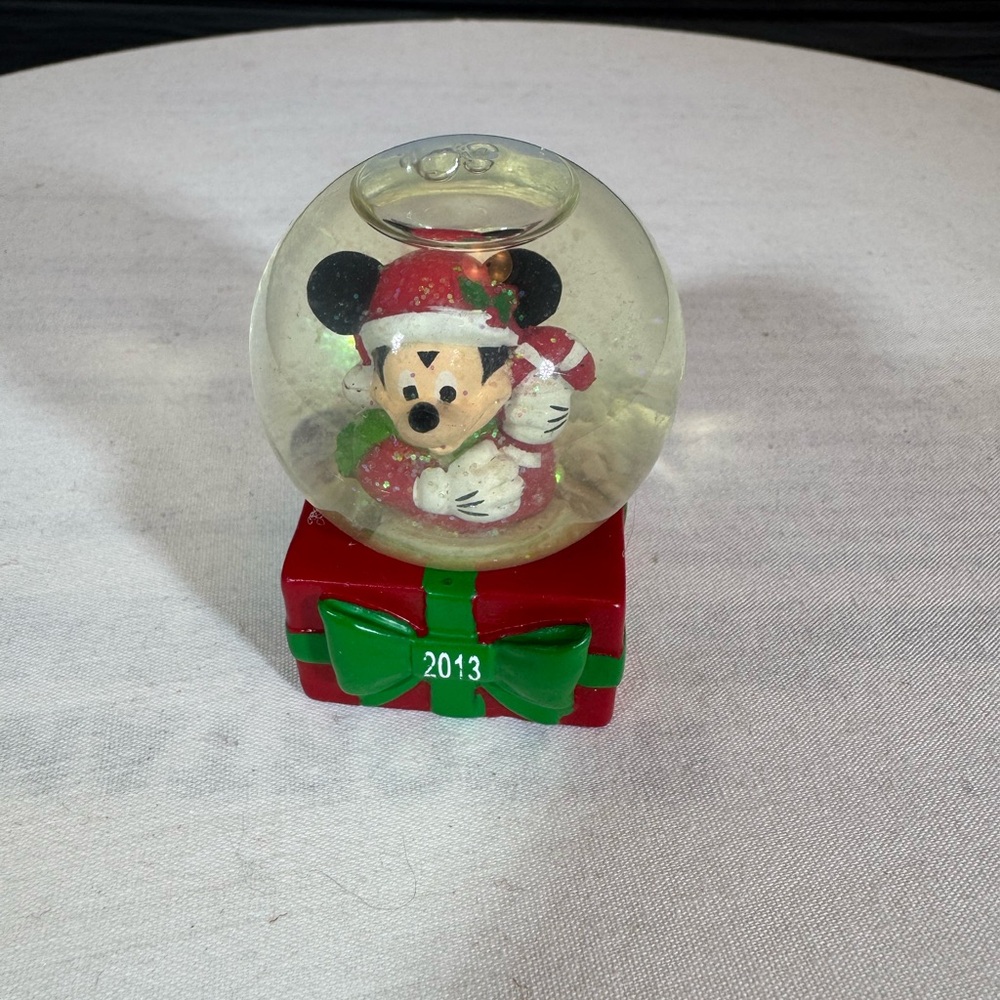 Disney Red Collectible Snowglobe Box